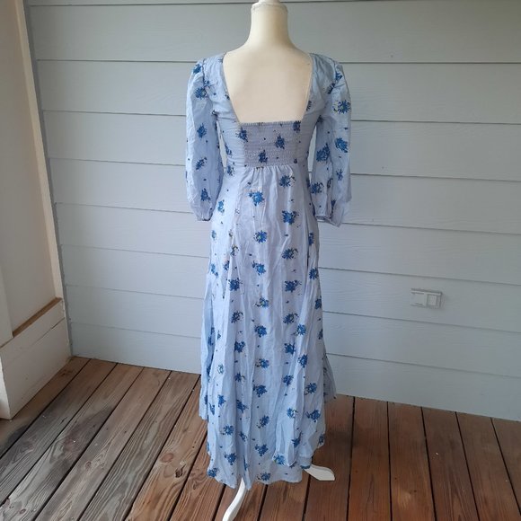 Free People Sea Glass Midi Dress - Picture 6 of 6